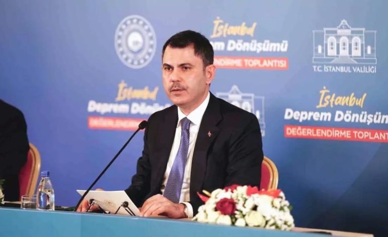 Bakan Kurum: “Devletimiz İstanbul’un dönüşümü için gövdesini taşın altına koymuştur”