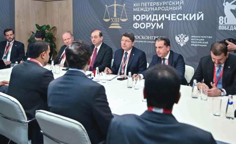 Bakan Tunç’tan Rusya’da Adli İşbirliği Görüşmeleri