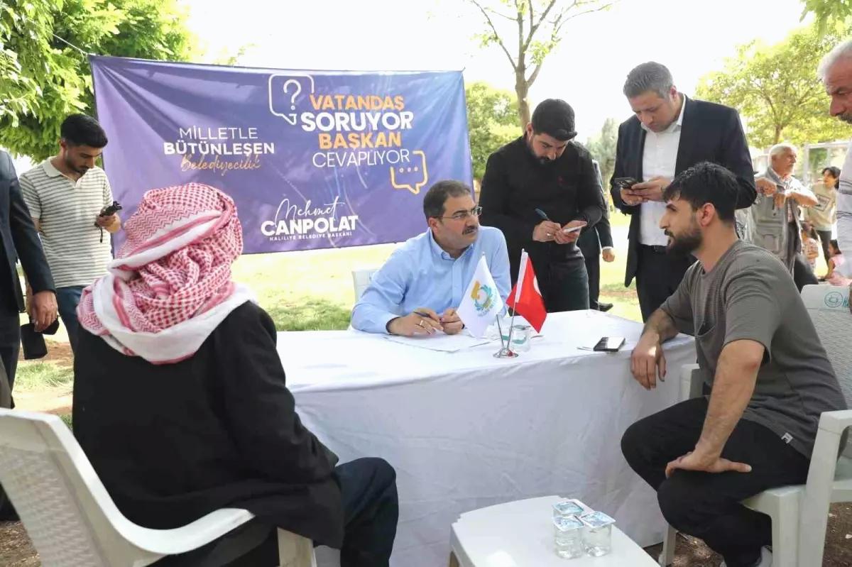 Başkan Canpolat vatandaşın sorularını cevapladı