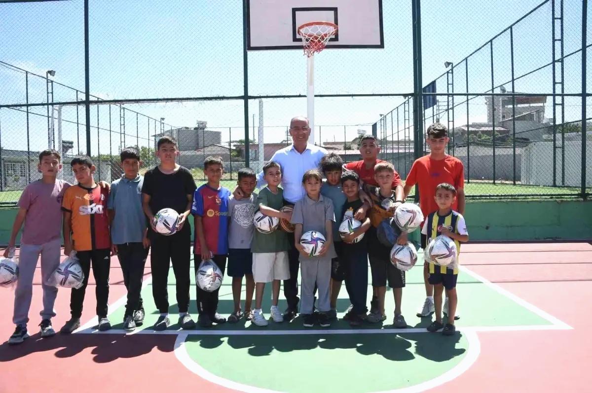 Başkan Yapar, Çocuklarla Basketbol Oynayarak Verdiği Sözleri Tuttu