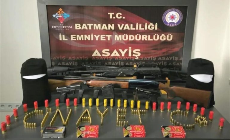 Batman’da Organize Suç Operasyonu: 9 Tutuklama