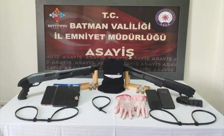 Batman’da Silahlı Suç Örgütüne Operasyon: 10 Gözaltı, 9 Tutuklama