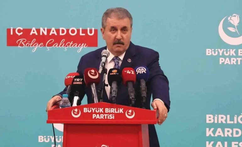 BBP Genel Başkanı Destici: “Gazze sadece bir toprak, kara parçası değildir”