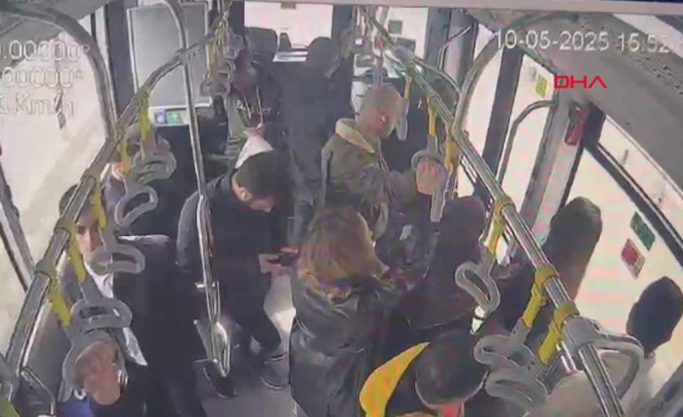 Beylikdüzü’ndeki metrobüs kazası araç içi kamerasında
