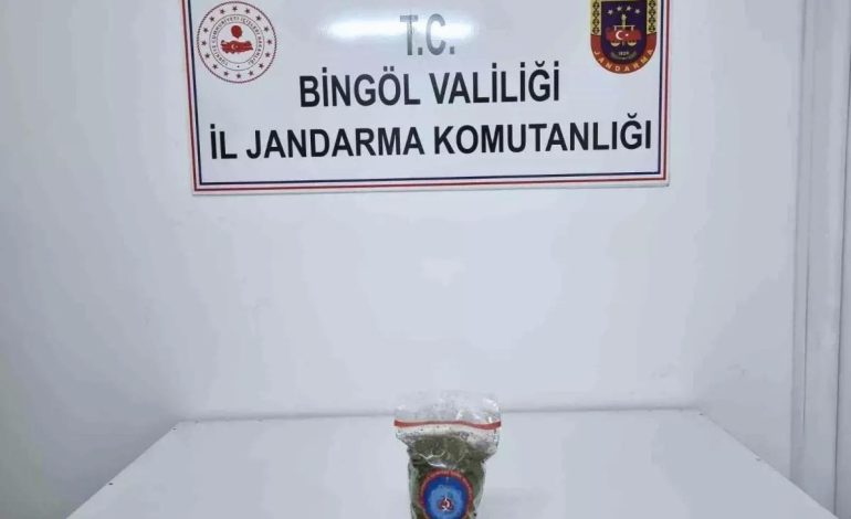 Bingöl’de Jandarma Operasyonu: 444 Gram Esrar Ele Geçirildi