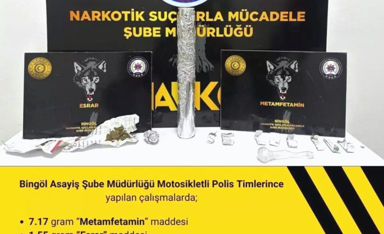 Bingöl’de Uyuşturucu Operasyonu