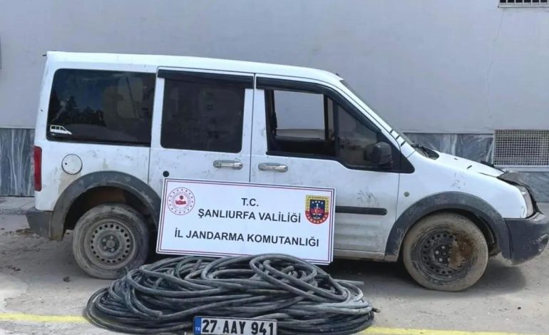 Birecik’te Çalınan Kablo Bulundu