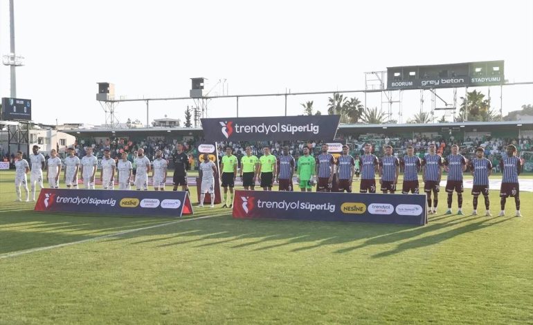 Bodrum FK, Trabzonspor’u İlk Yarıda Geçti