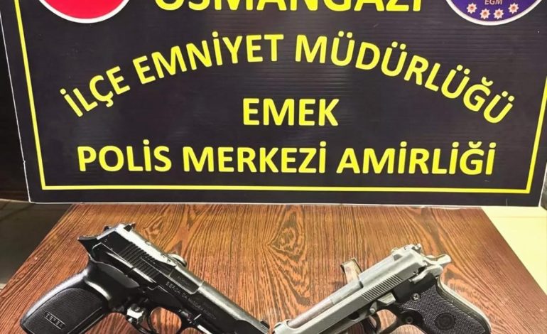 Bursa’da Operasyonda 3 Tutuklama
