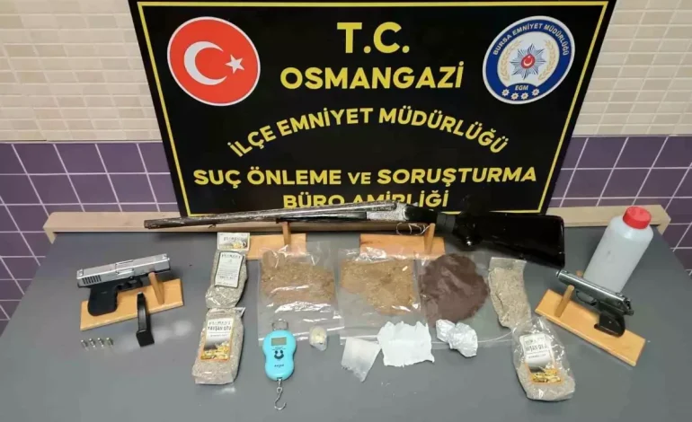 Bursa’da Uyuşturucu Tacirlerine Operasyon