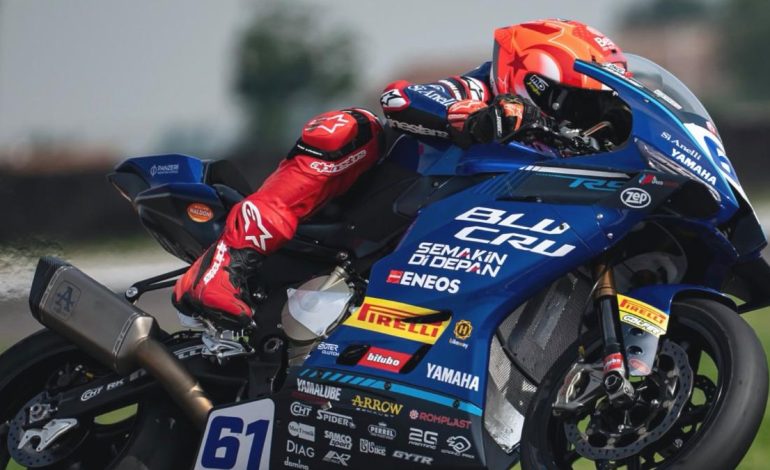 Can Öncü, Dünya Supersport Şampiyonası’nın İtalya ayağındaki ikinci yarışı bitiremedi