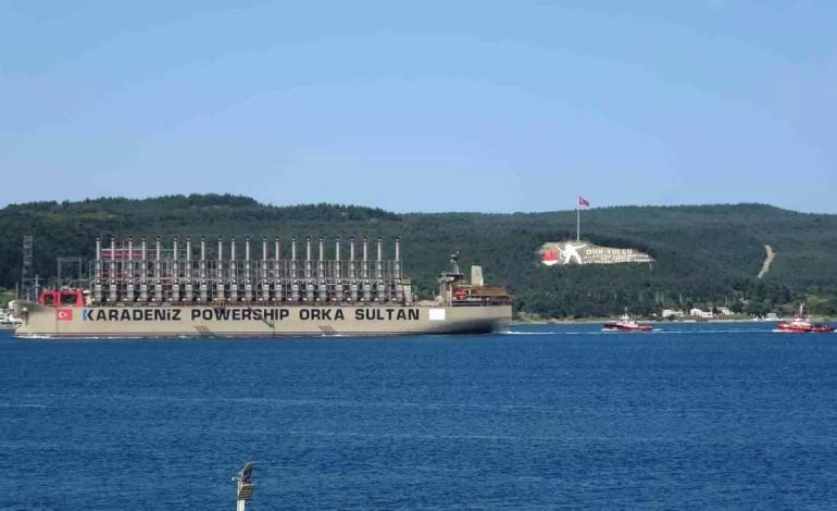 Çanakkale Boğazı’ndan Enerji Gemisi Geçiş Yaptı