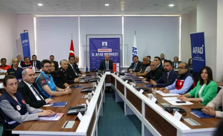 Çanakkale’de Afet Tatbikatı Gerçekleştirildi