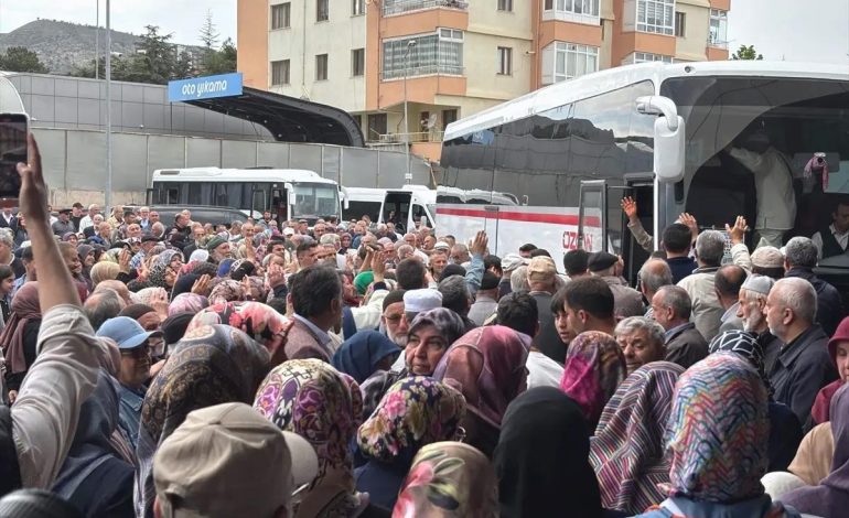 Çankırı’dan Hacı Adaylarına Uğurlama Töreni