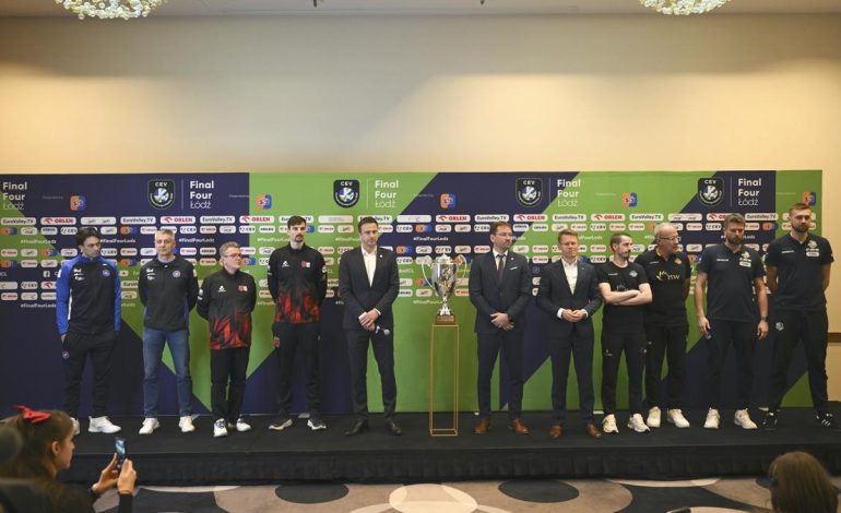 CEV Erkekler Şampiyonlar Ligi Dörtlü Finali öncesi medya günü yapıldı