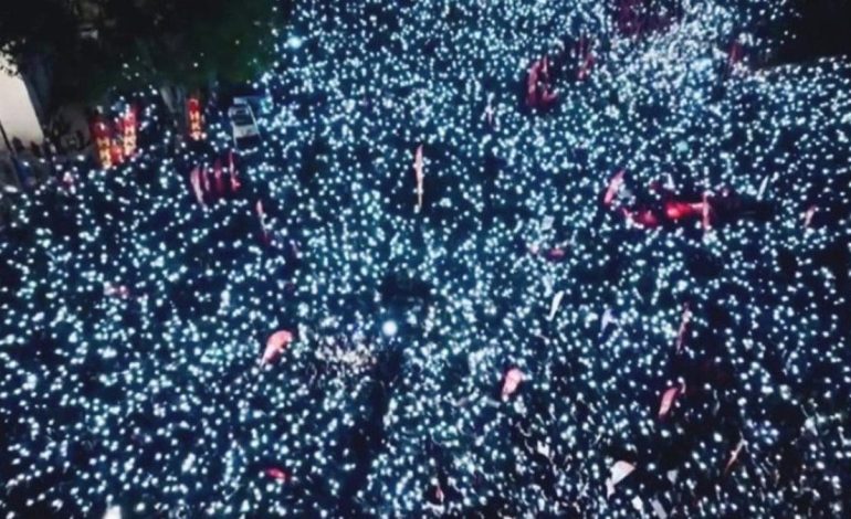 CHP mitingine karartma!