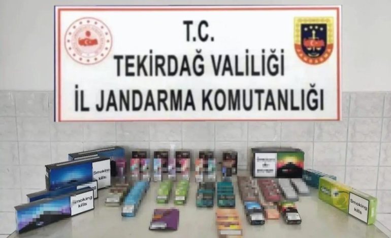 Çorlu’da Kaçak Sigara Operasyonu