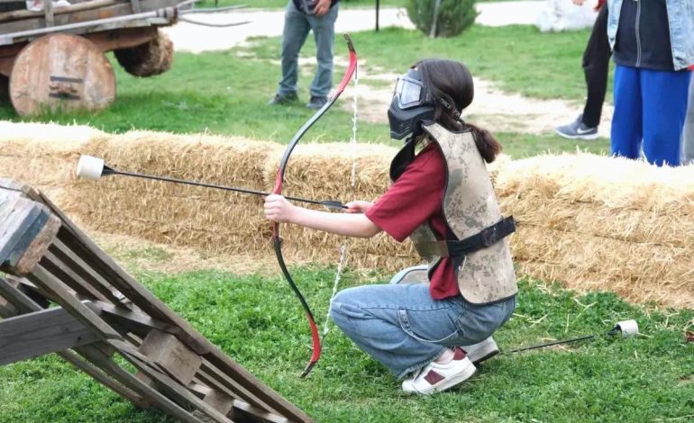 Çorum’da Liseler Arası Ok Savaşları Yarışması Düzenlendi