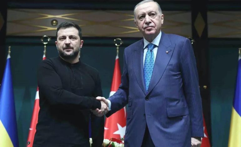 Cumhurbaşkanı Erdoğan, Ukrayna Devlet Başkanı Zelenskiy ile görüştü