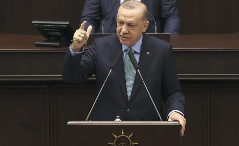Cumhurbaşkanı Erdoğan’dan partisinin grup toplantısında konuşuyor