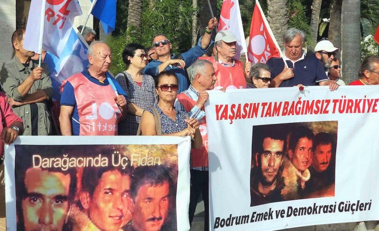Deniz Gezmiş ve arkadaşlarını “Unutmuyoruz” eylemi