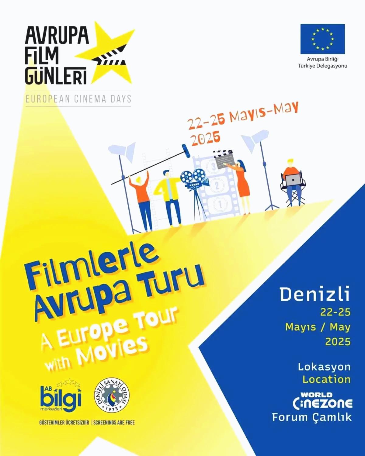 Denizli’de Avrupa Film Günleri Başlıyor