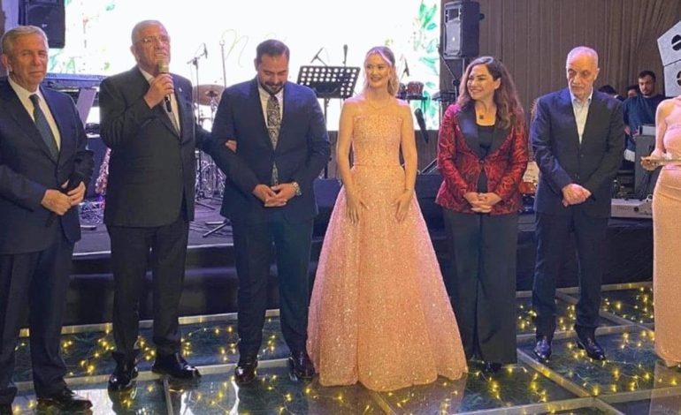 Dervişoğlu ve Yavaş sürpriz bir ismin nişan törenine katıldı