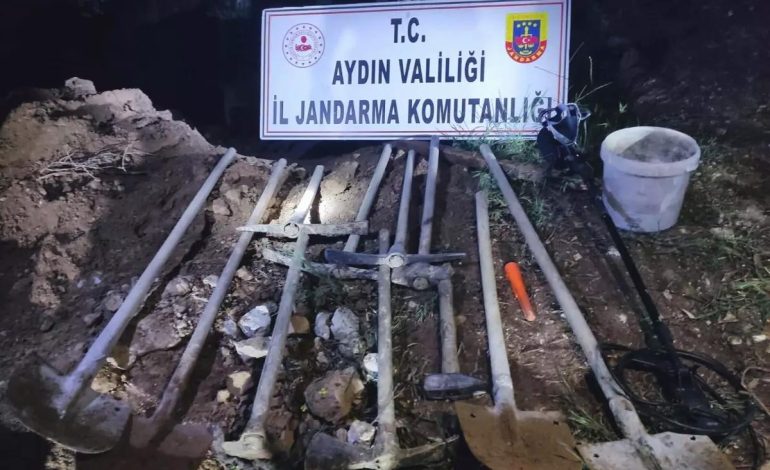 Didim’de Kaçak Tarihi Eser Kazısı Operasyonu