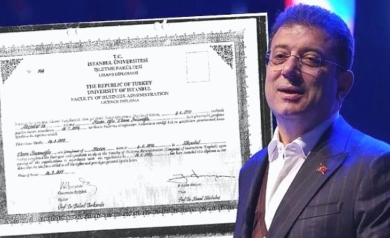 Diplomayı iptal eden rektör açıkladı: İmamoğlu’nun adresini bulamamışlar!