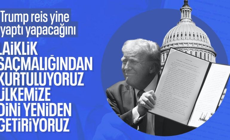 Donald Trump: Ülkemize dini geri getiriyoruz