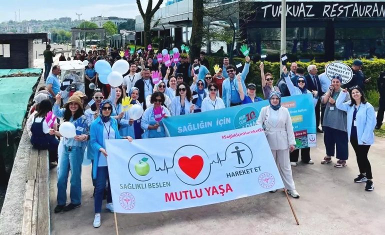 Düzce’de Sağlık Yürüyüşü Etkinliği