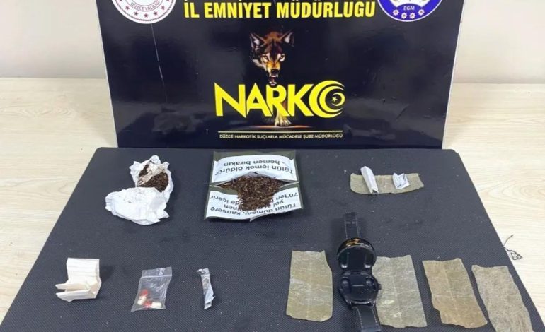 Düzce’de Uyuşturucu Operasyonu