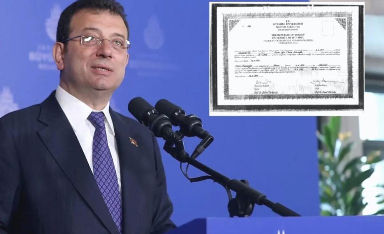 Ekrem İmamoğlu’nun avukatları diploma iptali işlemine karşı dava açtı