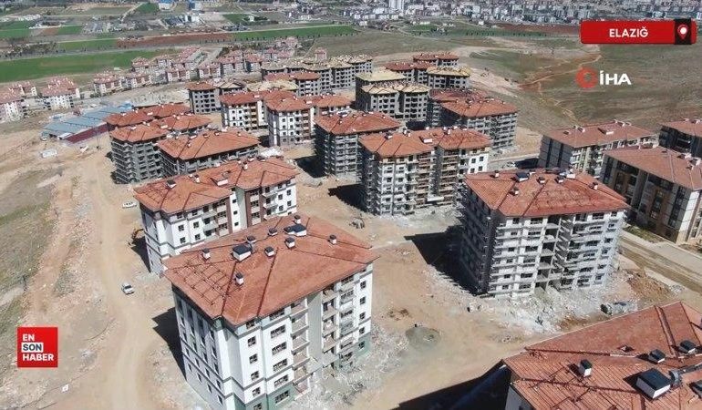 Elazığ’da deprem konutlarında sona gelindi