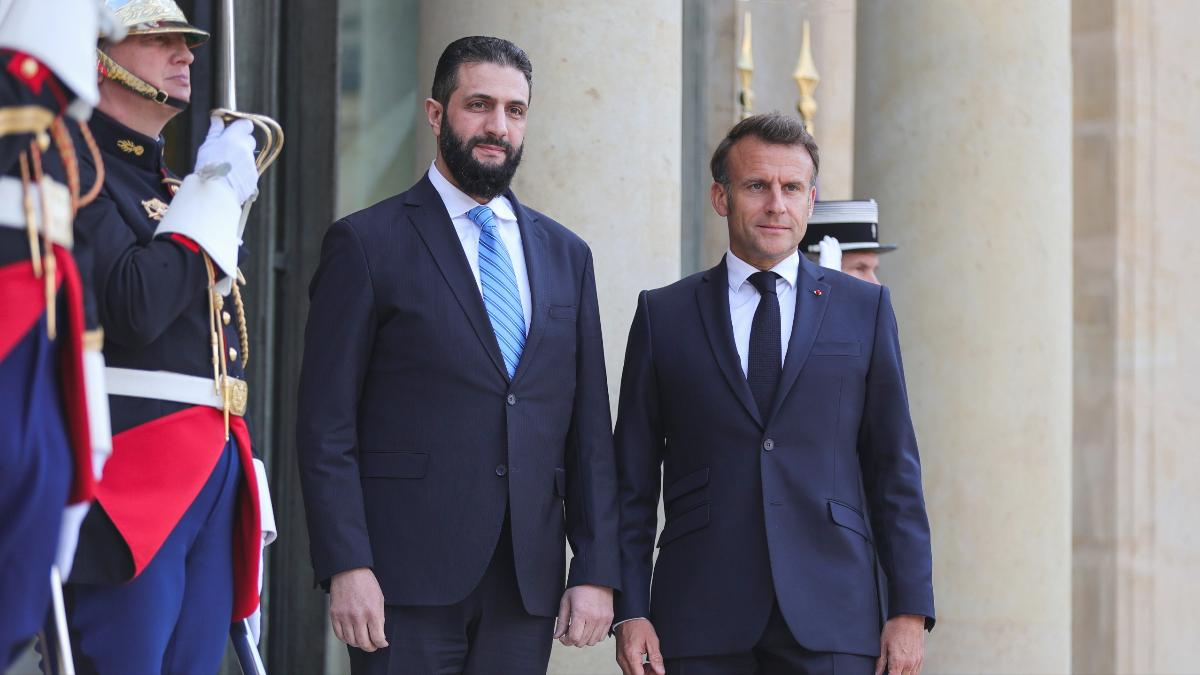Elysee’de tarihi temas: Macron, Suriye Cumhurbaşkanı Ahmed Şara’yı ağırladı