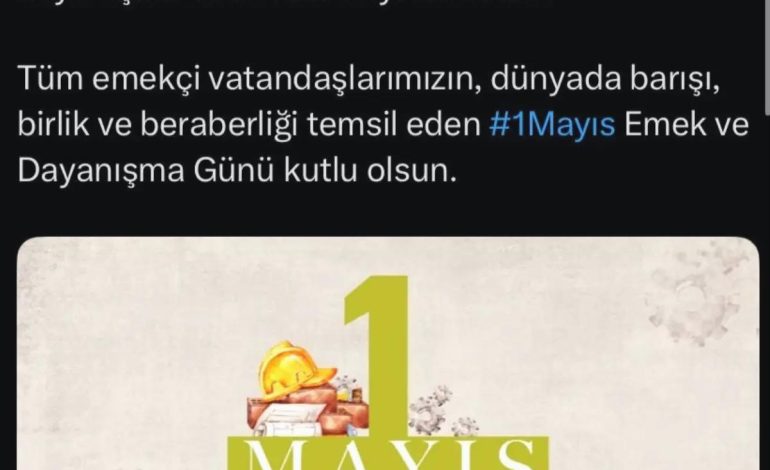 Emine Erdoğan’dan 1 Mayıs Mesajı