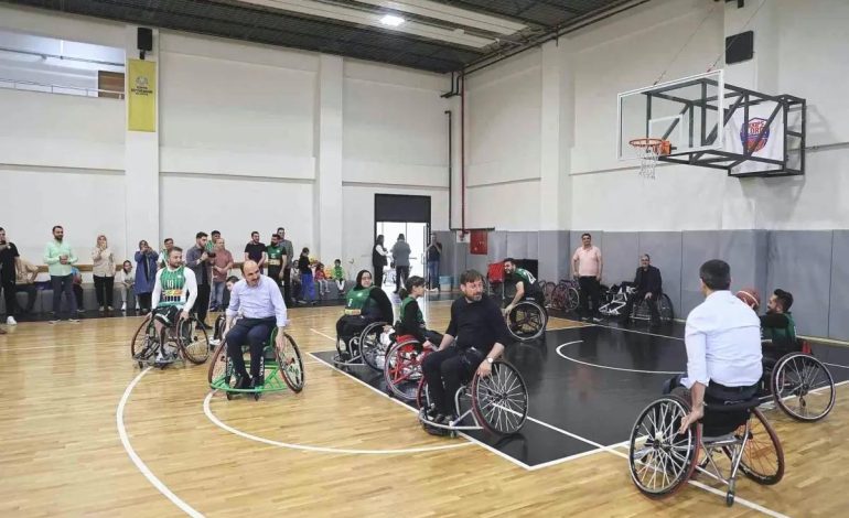 Engelliler Haftası’nda Başkan Altay’dan Tekerlekli Sandalye Basketbol Deneyimi