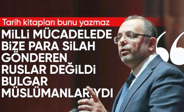 Erhan Afyoncu: Milli Mücadele’de bize para gönderen Ruslar değil, Buhara Müslümanlarıydı