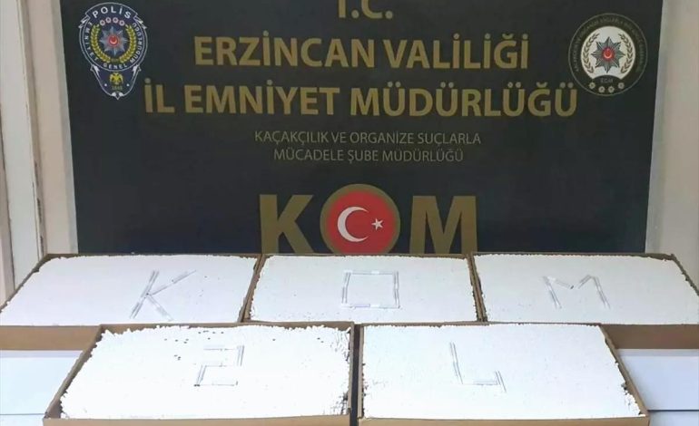 Erzincan’da Kaçak Sigara Operasyonu