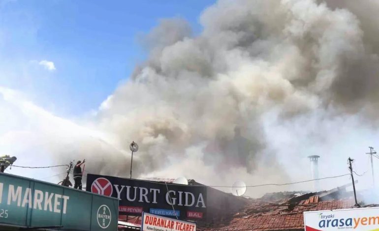 Erzincan’da Yangın Kontrol Altında