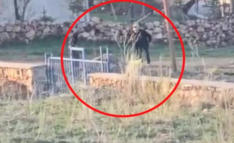 Eşeğin başına çuval geçirdi sopayla eziyet etti!