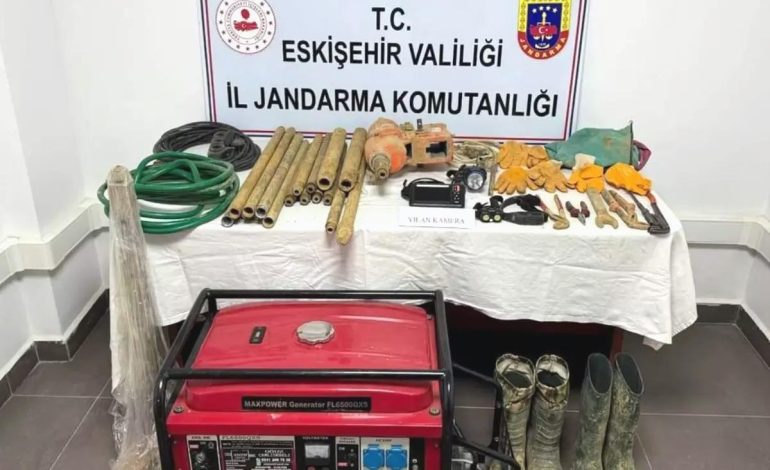 Eskişehir’de Kaçak Kazı Operasyonu