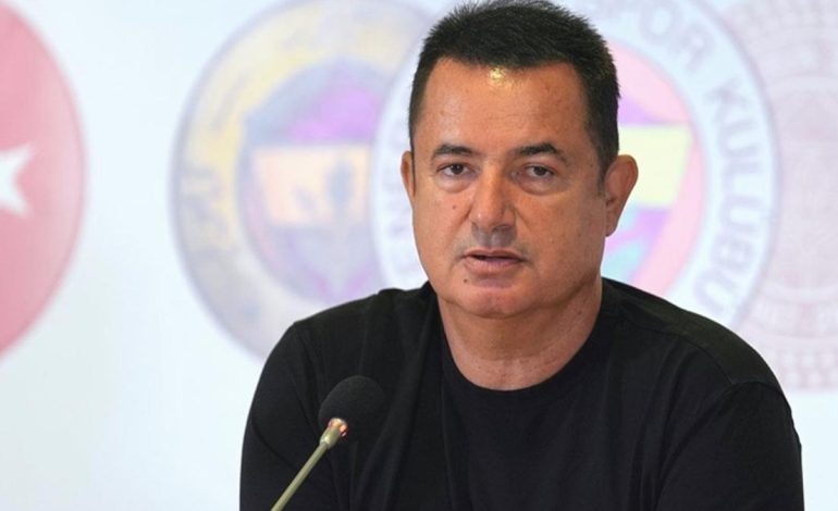 Fenerbahçe Asbaşkanı Acun Ilıcalı’dan teknik direktör açıklaması
