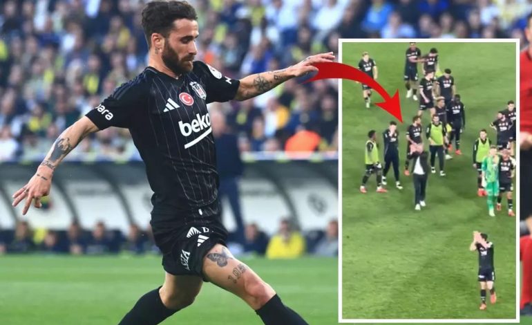 Fenerbahçeli taraftarlar, maçın sonunda Beşiktaş’ı alkışladı