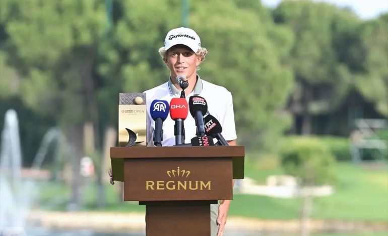 Fransız Couvra, Antalya’da Golf Şampiyonu Oldu