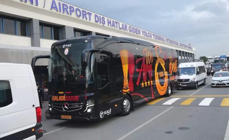 Galatasaray Trabzon’a Ulaştı