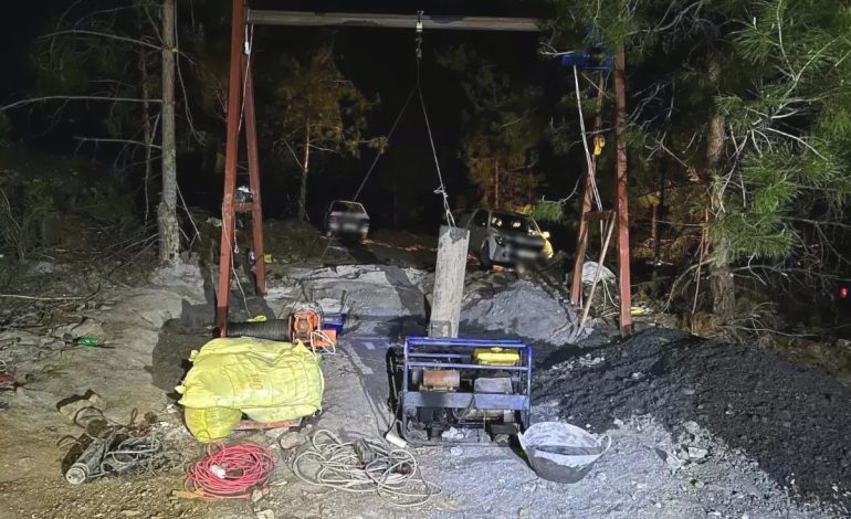 Gaziantep’te Kaçak Krom Madeni Operasyonu