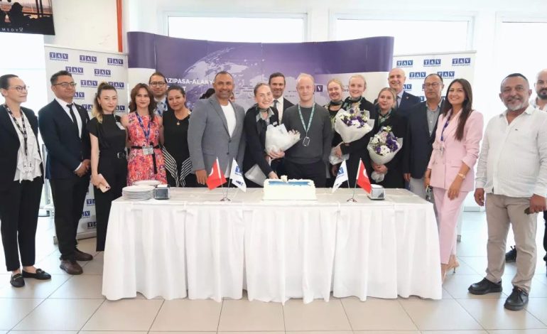 Gazipaşa-Alanya Havalimanı’na İlk Copenhagen Uçuşu