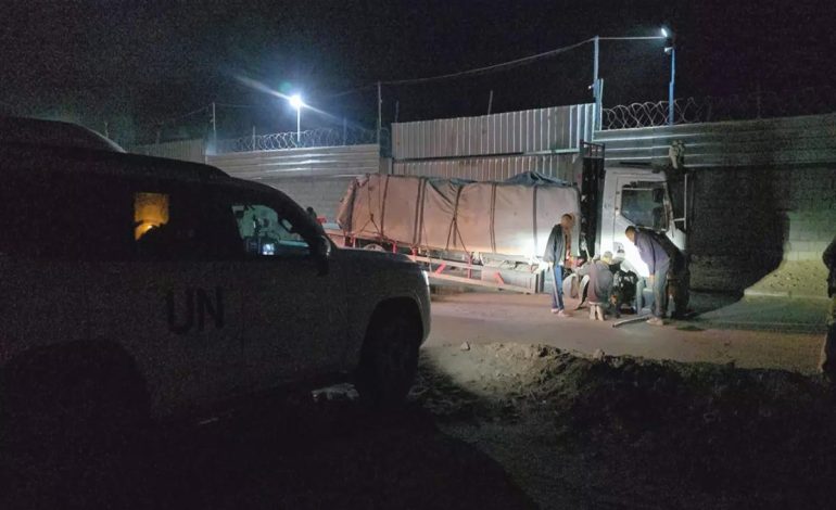 Gazze’ye 100 Tır İnsani Yardım Girişi