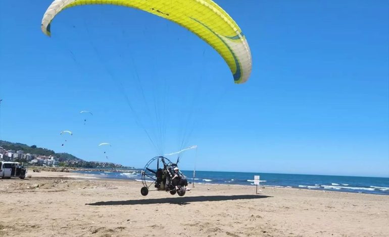 Giresun’da Paramotor Kazası